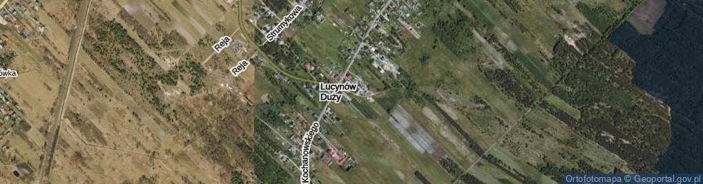Zdjęcie satelitarne Lucynów Duży ul.